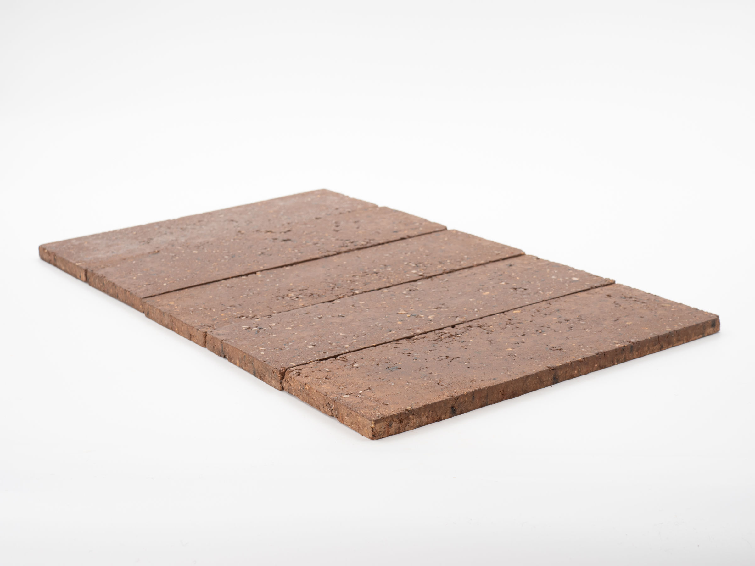 mudKlub Fliesenset schräg braun