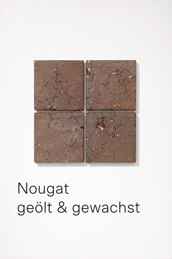mudKlub Lehmtafeln Nougat geölt und gewachst