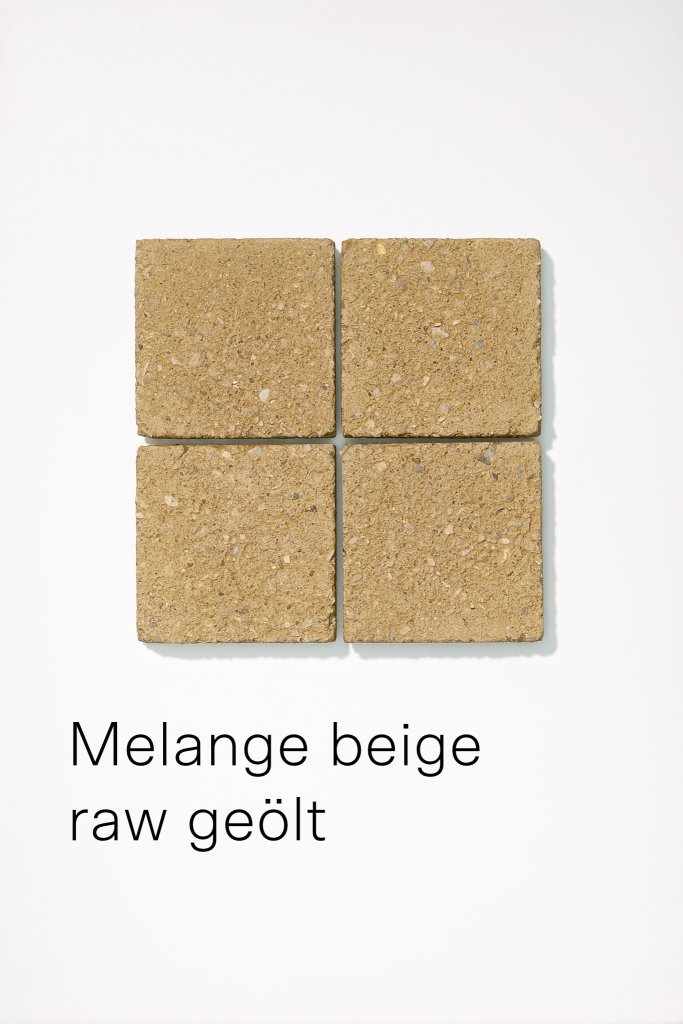mudKlub Lehmtafel Melange beige geölt